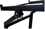 GRIFFIN 19U Rack Mount Rolling Stand (StudioZ PROSteel Series) & Adjustable Mixer Platform Rails – Cart Holder for Audio Music Recording Cabinet – Stage Equipment DJ Gear Storage Case for Amplifier