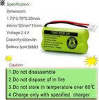 BT18433 BT-18433 BT28433 BT184342 BT-184342 BT284342 BT183348 BT1011 BT-1011 Replacement Battery for BT-8300 BATT-6010 89-1326-00-00 89-1330-01-00 CPH-515D Cordless Phone(Pack of 4)