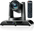 Tenveo 12X Optical Zoom PTZ Conference Camera USB3.0/HDMI 90° Wide View Angle, FHD 1080P 60FPS for Video Conferencing Business Meeting Church Services Worship Education Zoom Teams OBS