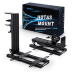Reashy Hotas Mount, Joystick Mount, Aluminum Flight Stick Desk Mount for Logitech X56, X52, X52 Pro, Thrustmaster T.1600M, TCA, T.Flight Hotas One, 4, X, Airbus, VKB Gladiator Nxt (Black)