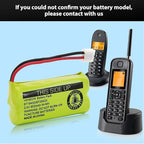 BT18433/BT28433 2.4V 800mAh Ni-MH Cordless Phone Battery, Also Compatible with AT&T BT184342/BT284342 BT8300 BT1011 BT1018 BT1022 BT1031 2SN-AAA55H-S-J1 CS6120 CS6209 CL80109 EL52419 (Pack 3)
