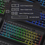 Redragon K522 60% Wired RGB Membrane Gaming Keyboard, Compact 61 Keys Linear Mechanical-Feel Switch Keyboard w/ 4 Extra On-Board Macro Keys & Media Control Keys