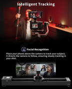 IFOOTAGE Shark Slider Nano II-660 (26 inch) Motorized Camera Shark Slider,Mobile APP/IPS Touch Screen Control,360°Panoramic Shooting,Ultra-Silent,Load up to 7.7lbs