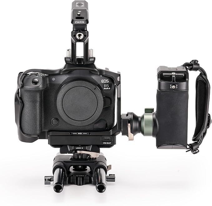 Tilta Camera Cage Advanced Kit with Cooling System Compatible with Canon R5 Mark II - Black