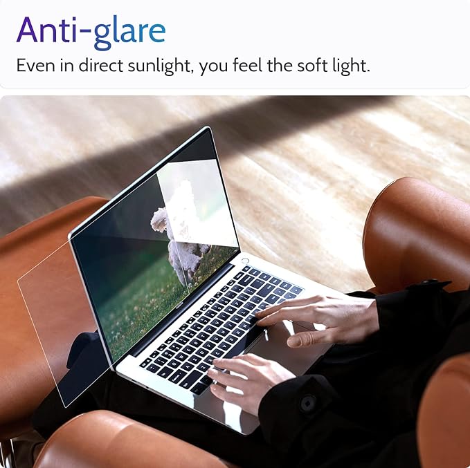 3 Pcs 15.6 Inch Laptop Anti Blue Light Screen Protector for 16:10 Widescreen Monitor, 15" Computer Glare Filter/Uv Blocker Shield Cover/Eye Protection Film