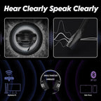 NUBWO G06 Dual Wireless Gaming Headset with Microphone for PS5, PS4, PC - 23ms Low Latency Audio - 100-Hour of Playtime - 50mm Drivers (Black-Blue)