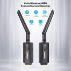 Wireless HDMI Transmitter and Receiver,Plug and Play,1080P Wireless HDMI Extender Kit Support 2.4GHz and 5GHz for Streaming Video from Laptop,Pc,TV Box to Monitor,TV,Projector