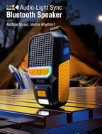 GBEAST Wearable Bluetooth Speaker, Clip-On Mini Portable Speakers All Day Playtime Waterproof Built-in Mic for Hands-Free Music/Calls Bluetooth Speaker with RGB/Flashlight for Jobsite/Outdoor/Golf