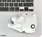 Laptop Trackpad Jiggler -AA Battery Lasts 6 Months -Undetectable -Cordless Mouse Jiggler -Does Not Work on DeII -Keeps Touchpad Active, Laptop Awake -Mechanical Mouse Mover -ON/Off Switch (Gray Dog)
