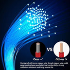 Fermerry 18 AWG Stranded Wire Spool 5ft Each 6 Colors Flexible 18 Gauge Silicone Hook up Wire Kit Electrical Tinned Copper Wire