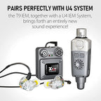 Xvive U4T9 Wireless in-Ear Monitor System with T9 2BAD Earphone Personal IEM for Studio, Band Rehearsal,Live Performance
