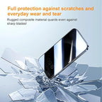 OneFish Privacy Screen Protector for iPhone 15 Pro, Full Edge Coverage 6.1" 15, Bubble Free, Easy Installation, Auto Dust-Elimination, 2 Pack
