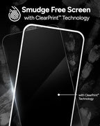 ZAGG Glass Elite Screen Protector for iPhone 16 Pro Max - 5X Stronger, Reinforced Edges, Ultra-Strong Tempered Glass, Scratch Resistant, Anti-Smudge, InvisibleShield, Easy Installation, Eco-Friendly