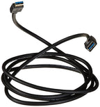 Amazon Basics USB-A 3.0 Extension Cable, 4.8Gbps High-Speed, Male to Female Gold-Plated Connectors, 6.5 Foot, Black
