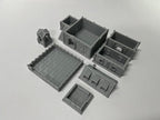 Paintable Tabletop Miniature Building Terrains Compatible with D&D and Alike RPG War Games - 18mm/28mm Scale Scenery with Medieval Gothic Architecture Style (18mm Scale)