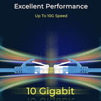 Rapink Patch Cables Cat6a 5ft (24 Pack) Slim, Cat6a Ethernet Patch Cable 10G Support, Snagless Cat 6 Patch Cable for Patch Panel to Switch, Flexiable Cat 6a Ethernet Cable with Gold Plated