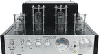 Rockville BluTube SG 70W Home Theater Tube Amplifier Stereo Receiver, Bluetooth, USB/RCA/Optical/Coaxial Inputs, 35W x 2 RMS @ 4 Ohm, for Music and Movies