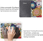 Mouse Pad, Abstract Floral Mouse Pad, Premium-Textured Computer Mouse Mat Square Waterproof Non-Slip Rubber Base Mousepad, Boho Flowers