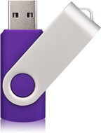 Aiibe 10 Pack 128GB Flash Drive USB Drive Thumb Drives USB 2.0 Memory Stick Jump Drives 128GB USB Flash Drive Bulk (10 Mixed Colors: Black Blue Red Green Orange White Yellow Pink Purple Silver)
