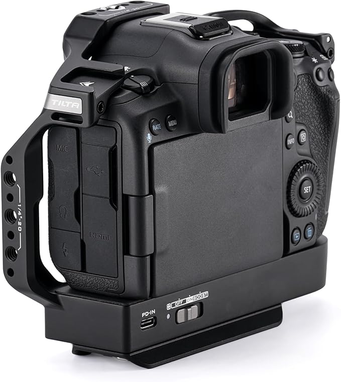 Tilta Full Camera Cage with Cooling System Compatible with Canon R5 Mark II - Black