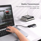 USB Hub,VEMONT 4-Port USB 3.0/2.0 HUB,Ultra Slim Portable High-Speed USB Splitter Applicable for PC Laptop, Desktop, Notebook, MacBook and More