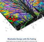 Spring Life Tree Custom Design Square Waterproof Non-Slip Rubber Base Mouse Pad for Office Laptop, 9.5"x7.9"x0.12" Inch