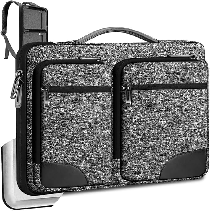 Hseok Laptop Sleeve 15 15.6 16 inches Case Protective PC Briefcase for Commuting and Business trip，BJP-Dark