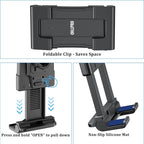 OHLPRO Tablet Wall Mount Holder for iPad, 360° Adjustable Swivel No-Drill 3M Adhesive Stand for Kitchen Compatible with 5-13 Inch Smartphones iPads Samsung Tab Fire HD Kindle & More Devices