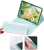 AnMengXinLing Keyboard Case for iPad mini 5 with Mouse, Detachable Wireless Bluetooth Keyboard Pencil Holder Slim Leather Smart Cover for iPad mini 5th Gen 2019, Yellow