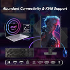 KTC 32 Inch 4K Mini LED Monitor, Fast IPS, HDR1000 144Hz 1ms MPRT Gaming Monitor,Type-C 45W, HDMI/DP/USB,RGB Light, Swivel/Height/Pivot/Tilt Adjust, VESA, Computer Monitor for Gaming & Designer