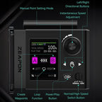 Zeapon Micro4 E700 & PONS PT Heads Double Distance Motorized Camera Slider, High-Speed Low Noise Motor 10-26Lbs Payload, 33''/77cm, LCD Screen, App Control, Smooth Damping Design