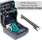 105934-038 New Printhead for Zebra GX420T GK420T Thermal Desktop Printer 203dpi Genuine