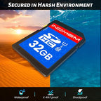 INDMEM SD Card 32GB, 10-Pack UHS-I Class 10 MLC Flash Memory Card, High-Speed Secure Digital Cards for Cameras, DSLR, Action Cams - Reliable Storage