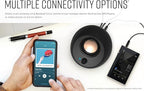 Creative Pebble V3 Minimalistic 2.0 USB-C Desktop Speakers with USB Audio, Clear Dialog Enhancement, Bluetooth 5.0, 8W RMS with 16W Peak Power, USB-A Converter Included (White)