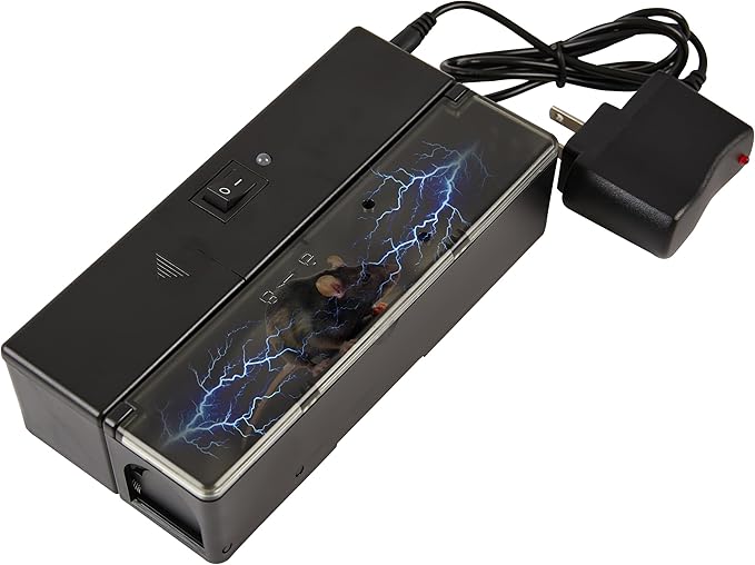 GSS Electric Mouse Trap, Smart Mouse Traps Indoor for Home,Reusable Mice Traps, AC/Battery Powered, Easy Clean