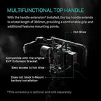 Tilta Camera Cage Pro Kit V-Mount for Canon C400 | Includes Cage, Battery Plate, Shoulder Baseplate, Right Side Arm & More | Arri Rosette, NATO Rail, 3/8"-16 & 1/4"-20