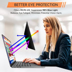 Privacy Screen for MacBook Pro 13 Inch (2016-2022, M1, M2) & Air 13 inch (2018-2021, M1), Matte Anti Glare Blue Light Filter, Nano No Glue Anti Spy Black Protector for Mac Pro 13In Laptop Computer