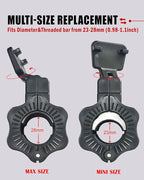 Adjustable Barbell Clips (2-Pack), Fits 0.98-1.1" Olympic & Standard Bars, Secure Locking Collars for Weight Lifting Strength Training