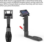 Hikig Desk Mount for Joystick and HOTAS - Compatible With Logitech X52/X52 Pro/X56/X56 Rhino, Thrustmaster T. Flight/T.16000M FCS/TCA Officer Pack Airbus Edition, VKB - 2 Pack