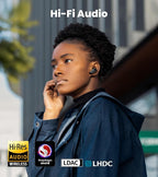Edifier NeoBuds Planar Wireless Bluetooth Earbuds, 12mm Planar Magnetic Drivers, Hi-Res Audio, LDAC, Snapdragon Sound, Hybrid ANC, Bluetooth 5.4 & Dual Device Connection, Wireless Charging, 6 Mics