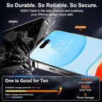 2 Pack Screen Protector for iPhone 16 Plus,Durable and Drop-Proof with 9H Hardness,Bubble-and-Dust-Free 16 Plus HD High-Aluminum Tempered Glass,Easy Installation Exclusively