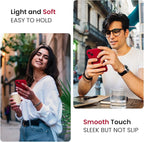 FireNova Designed for iPhone 13 Case, Silicone Upgraded [Camera Protection] Phone Case with [2 Screen Protectors], Soft Anti-Scratch Microfiber Lining Inside, 6.1 inch, Deep Red
