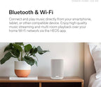 Denon Home 150 NV Wireless Speaker (White), 1" Tweeter, 3.5" Woofer, Home Speaker with HEOS Built-in, AirPlay 2, and Bluetooth, Multi-Room Streaming, Simple Setup, Compact Design
