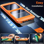 TOCOL for iPhone 11 Pro/iPhone XS/iPhone X Screen Protector 9H Hardness Military Grade Shatterproof HD Tempered Glass Full Coverage Easy Installation Case Friendly 2 Pack