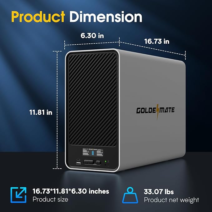 1500VA/1200W Lithium UPS Battery Backup and Surge Protector, Backup Battery Power Supply with LiFePO4 Batteries(296Wh), AVR, Line Interactive Sinewave UPS System, 8 Outlets, LCD Display