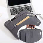 Voova Laptop Sleeve Carrying Case 14 15 Inch Compatible with MacBook Air 15 M2/M3/M4 2022-2025, MacBook Pro 15, Hp Chromebook 14, Waterproof Slim Computer Cover Bag,Grey