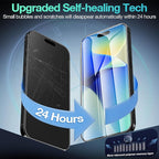 3 Pack Flexible Film Screen Protector for iPhone 16 Pro, Non-breakable Soft TPU Hydrogel Film for iPhone 16 Pro Screen Protector Film (NOT Glass)