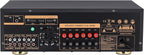 Stereo Receivers, 5.1 Channel Audio Amplifier with Bluetooth,8K Ultra HD, Optical/Coaxial USB, Subwoofer Output & Wireless Mics, Home Theater Amplifier System, for Theater Speakers