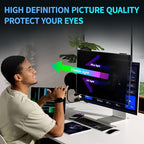 Magnetic Computer Privacy Screen 23.8 inch, Hanging Privacy Screen for Computer Monitor for 16:9 Frameless Monitor, Acrylic Eye Protection Anti Glare Blue Light Computer Screen Privacy Filter