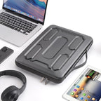 DOMISO 15.6 inch Laptop Sleeve with Handle Shockproof Waterproof EVA Protective Case for 15.6" Yoga 720 IdeaPad 310 320 ThinkPad T570/Legion 5 Gen 6/HP Envy 15/15.6" Notebooks, Dark Grey
